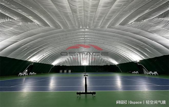 气膜网球馆：极速建造全天候舒适享受运动无忧—轻空间(图1)