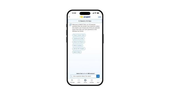 IBM与美国网球协会携手推出2025年美国网球公开赛AI驱动的球迷体验(图2)