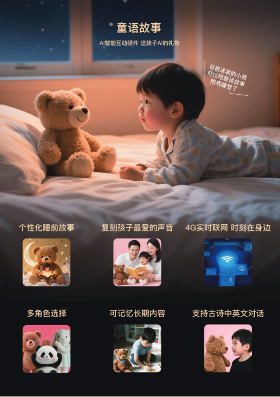 童语故事亮相2025云栖大会发布AI智能伴读玩偶(图2)