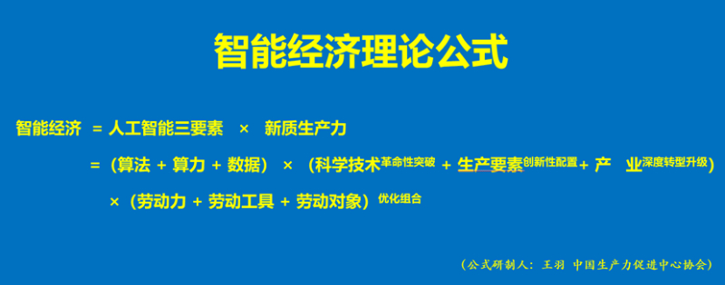 中国生产力促进中心协会王羽：智能经济的概念定义、内涵特征及实践路径